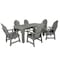 Highwood Usa Hamilton 7pc Rectangular Outdoor Patio Furniture Dining Set 72 x 42 AD-ST7HM1CO4AA-CGE - alternate 1